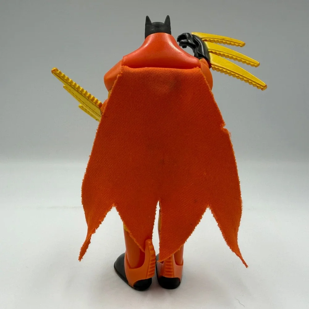 Batman The Brave and the Bold Orange Suit Action Figure with Cape and‎ Blades